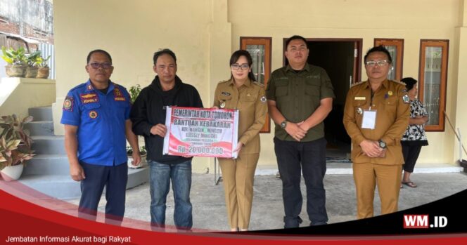 
					Tak Sendiri Hadapi Musibah, Korban Kebakaran di Tomohon Dapat Uluran Tangan Pemkot
