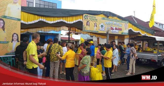 
					Pasar Murah Golkar Tomohon, Wujud Kasih dan Kepedulian untuk Sesama di Momen HUT PG ke 61