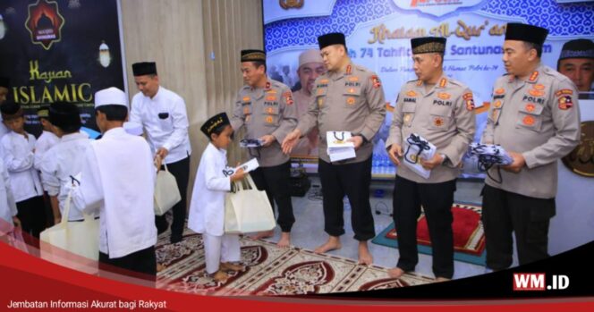 
					Wujud Peduli Sesama, Humas Polri Santuni 100 Anak Yatim di Momen HUT ke-74