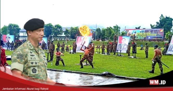
					Mayjen Rionardo Puji Atraksi Komcad di Rindam XIII/Merdeka: Sebagai TNI, Jiwa Saya Bergetar!