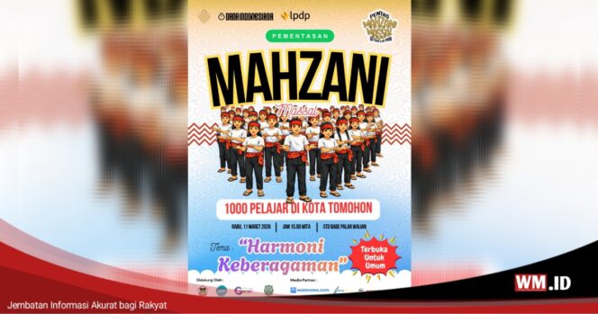 
					Seribu Pelajar Bersatu di Panggung Mahzani, Tomohon Siap Curi Perhatian