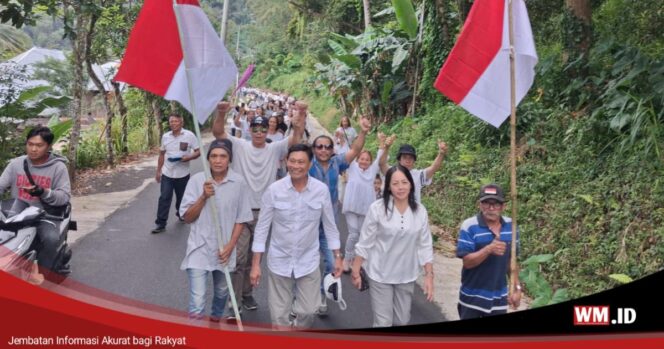 
					Tommy Lumingkewas Diantar Ratusan Warga, Siap Pimpin Telap Menuju ‘Desa Bercahaya’